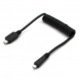 1/4inch jack Spring Cable Spiral mono Audio Cable Aux Cable Coiled Wire for Car&Smartphone